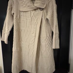 Carraigdonne beautiful Irish knit coat.